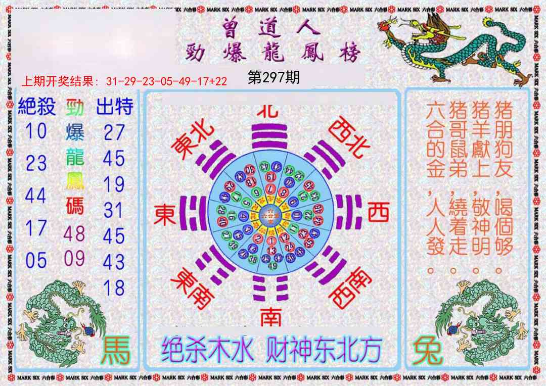 297期曾道人劲爆龙凤榜[图]