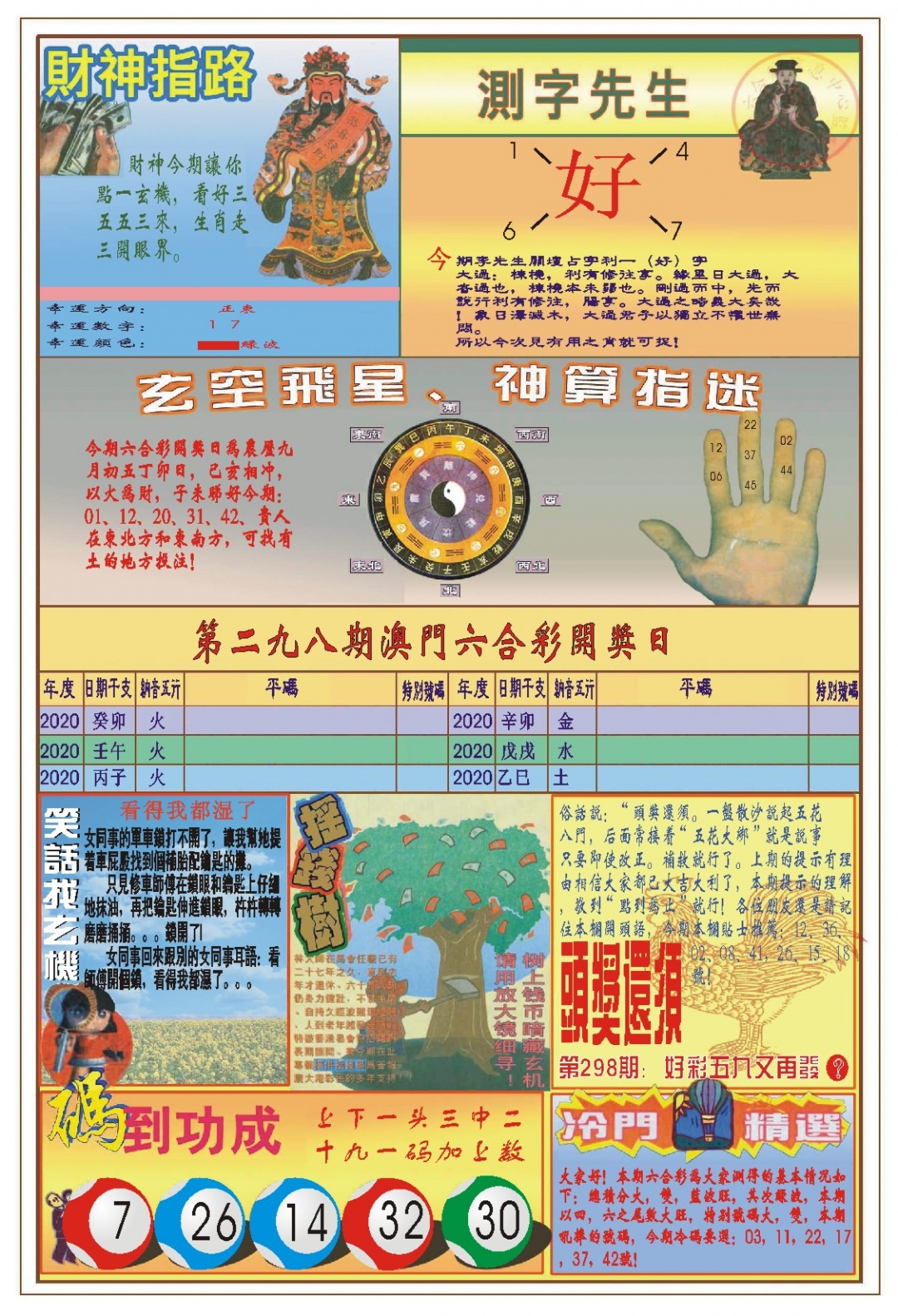 298期(新版)四柱预测B[图]