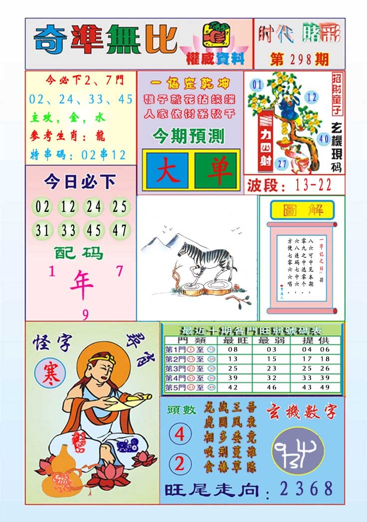 298期奇准无比[图]