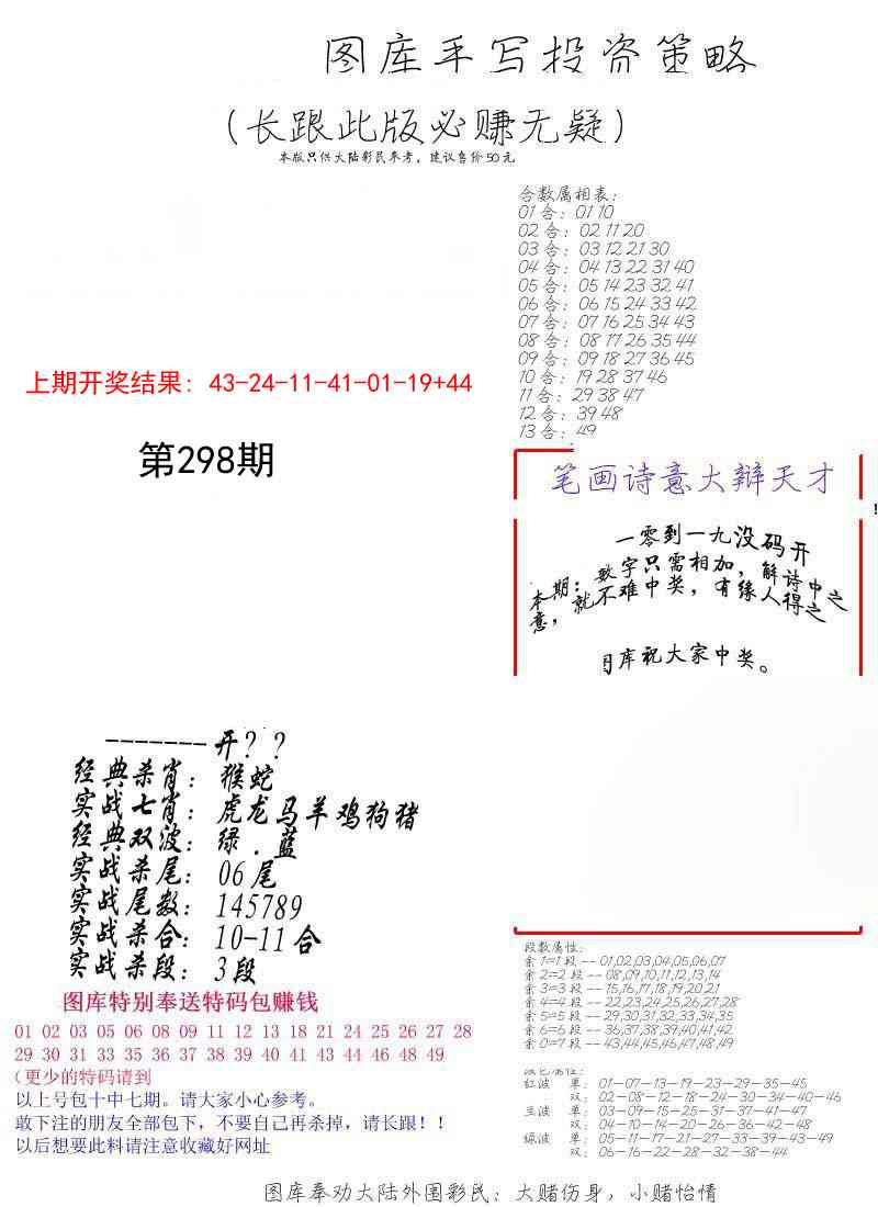 298期手写投资策略[图]