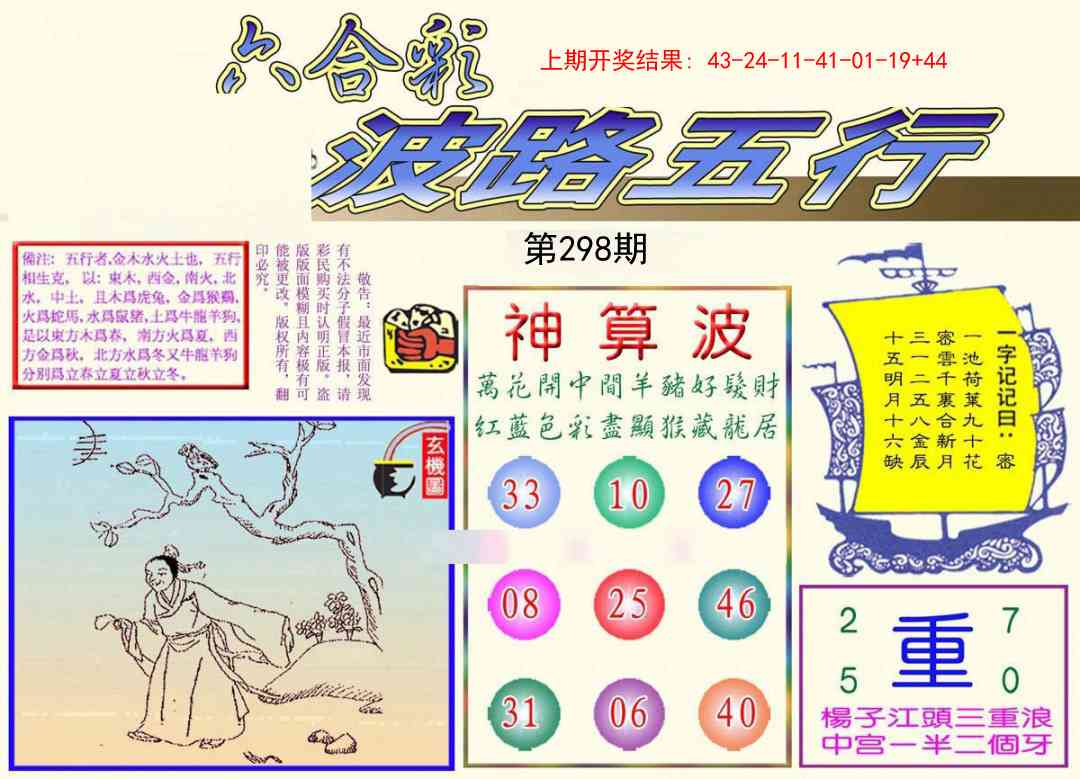 298期波路五行[图]
