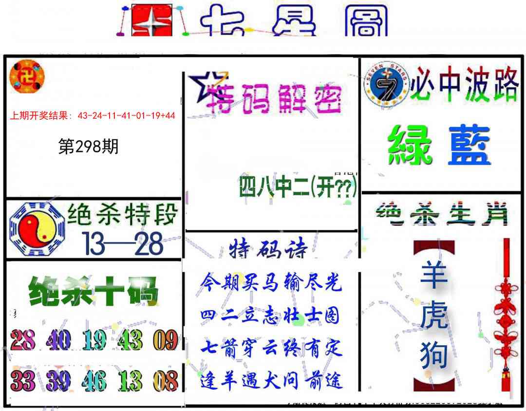 298期七星图B[图]