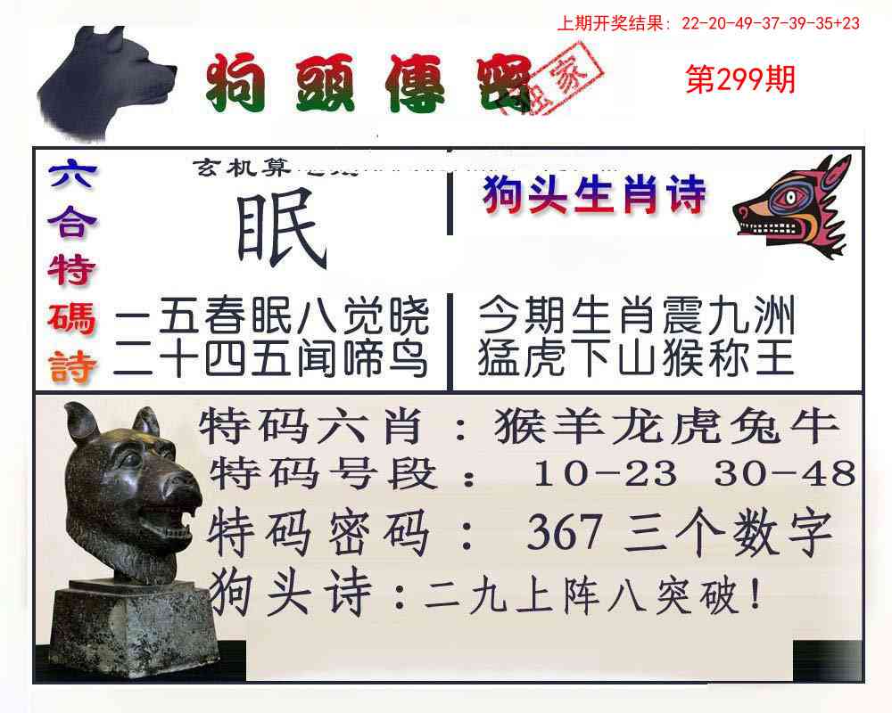 299期狗头传密[图]
