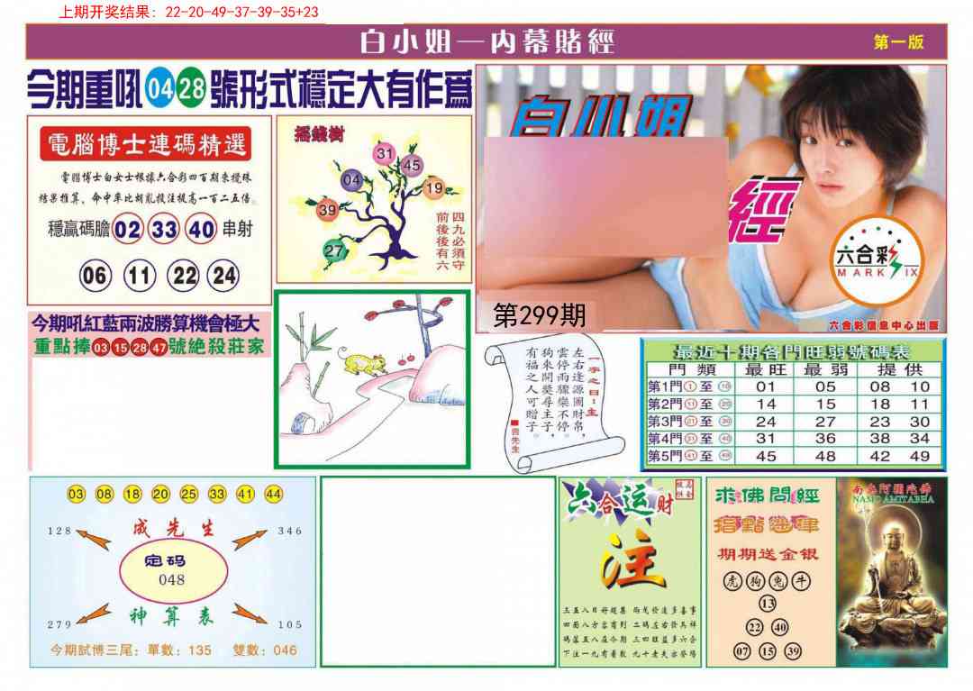 299期内幕赌经[图]