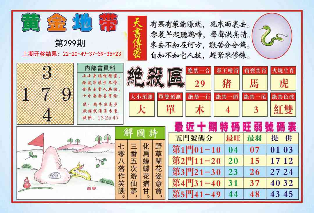 299期黄金地带[图]