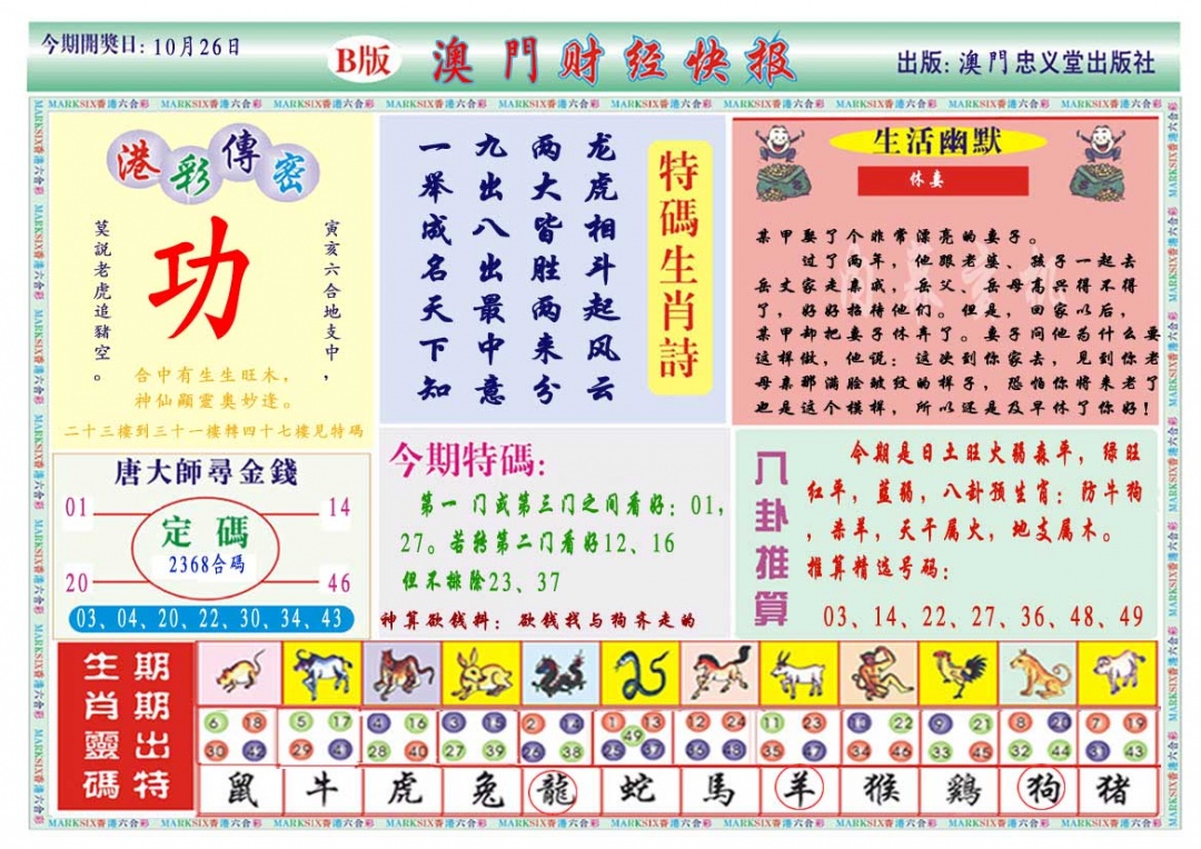 299期财经快报B[图]