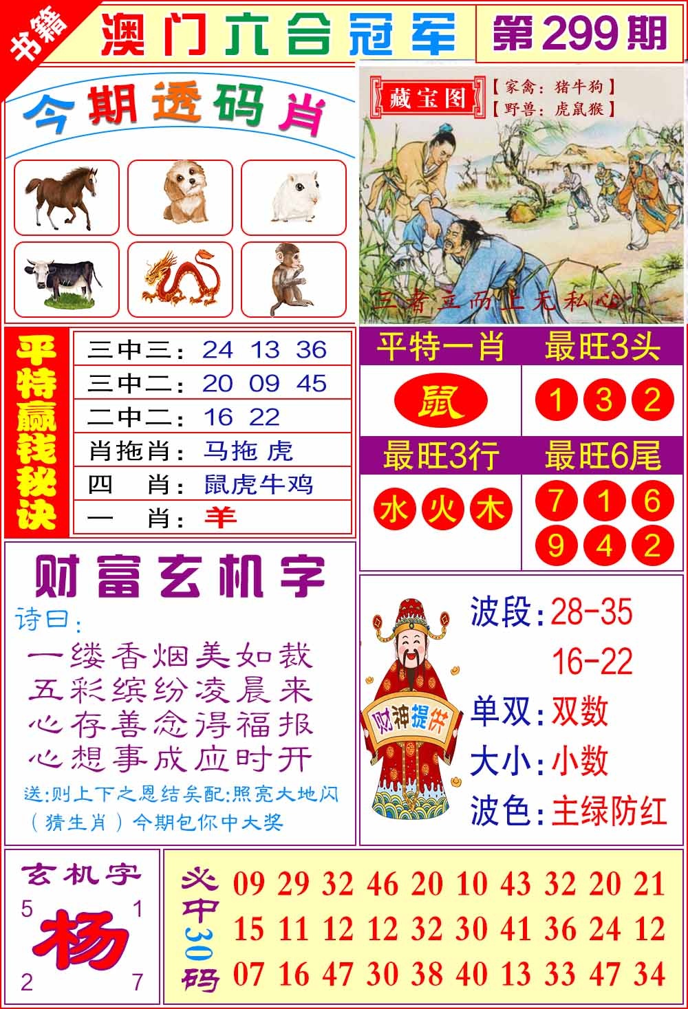 299期澳门六合冠军[图]