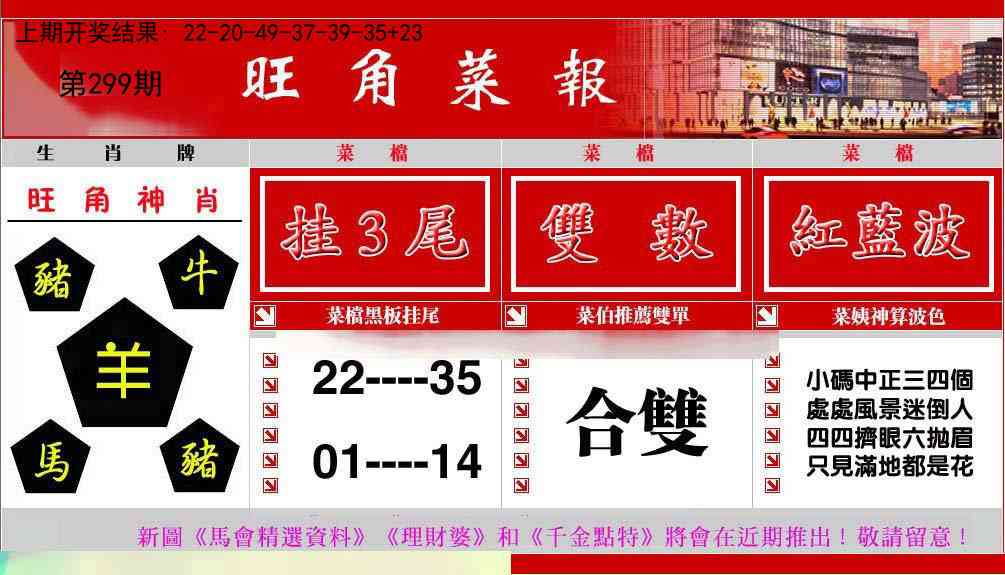 299期旺角菜报[图]