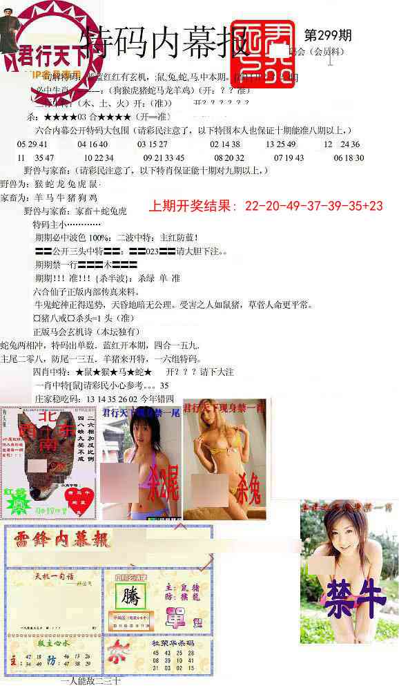 299期特码内幕报[图]
