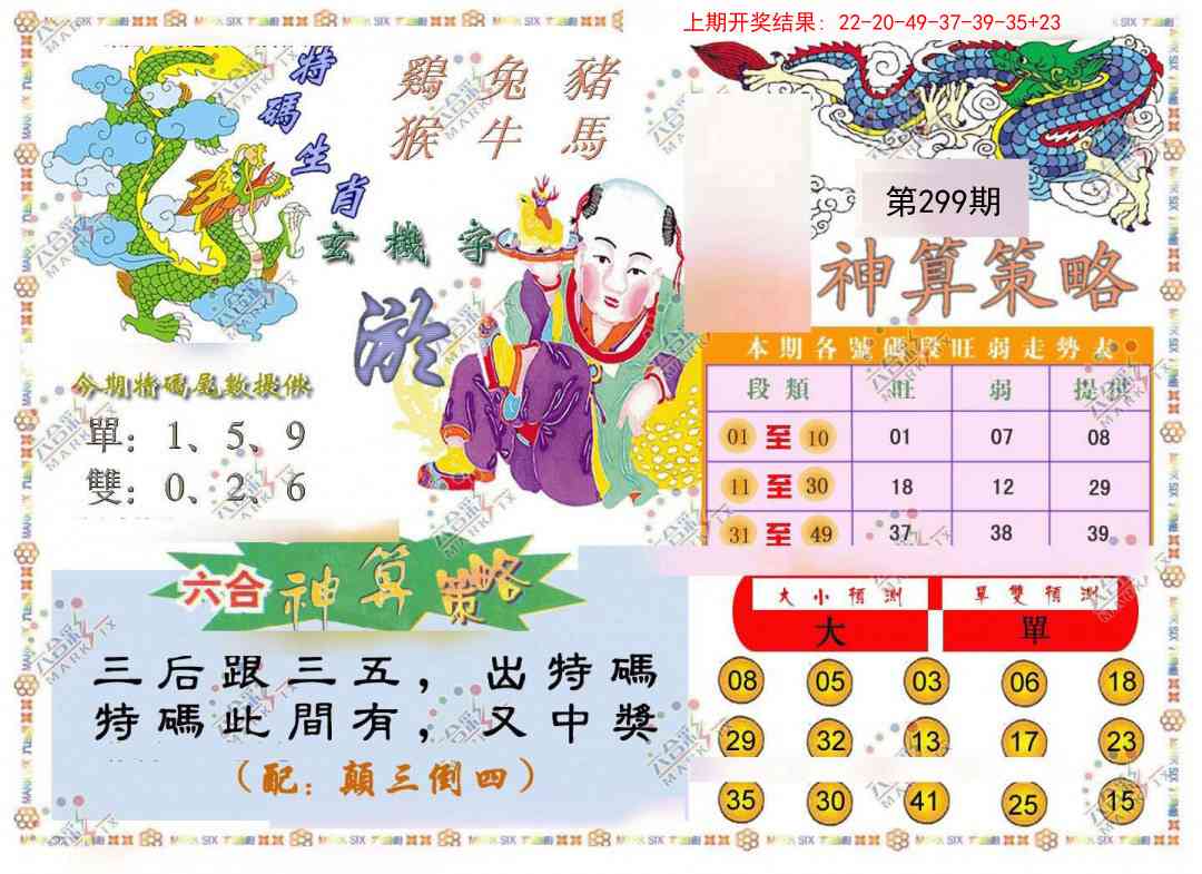 299期神算策略[图]