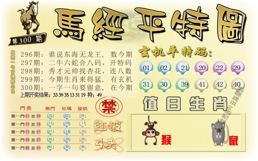 300期马经平特图[图]