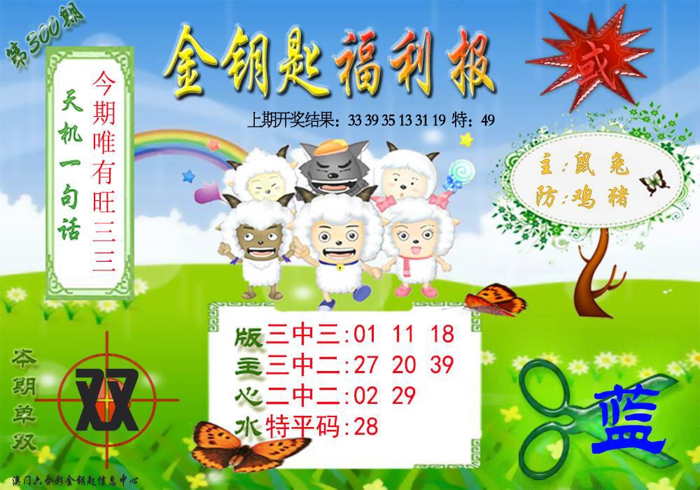 300期《金钥匙福利》[图]