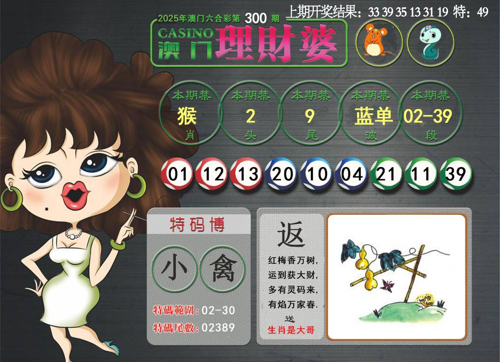 300期澳门理财婆[图]