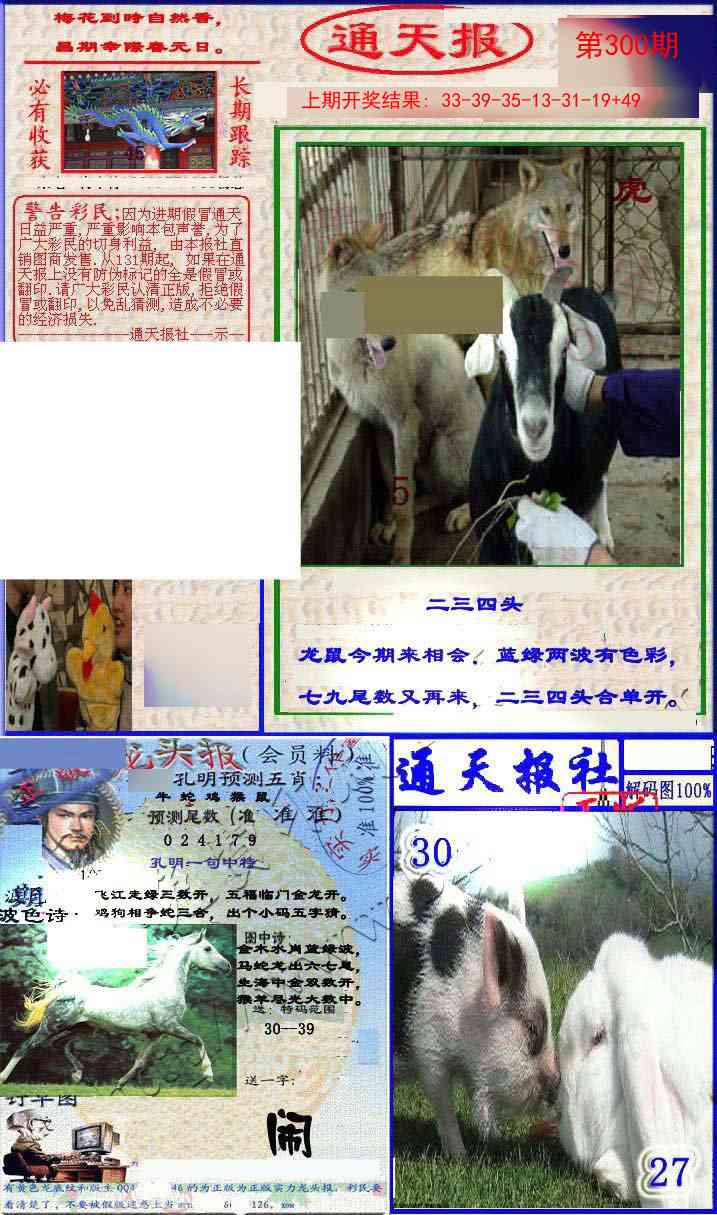 300期实力通天报[图]