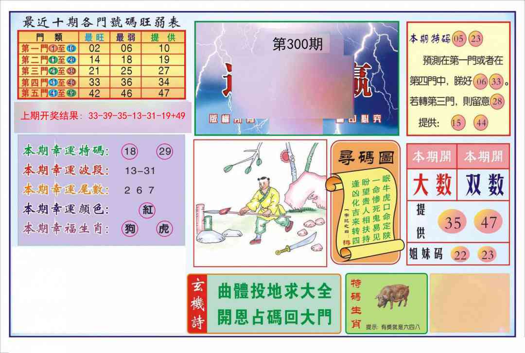 300期逢赌必羸[图]