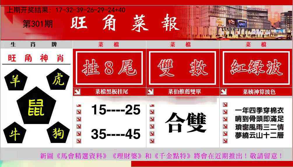 301期旺角菜报[图]