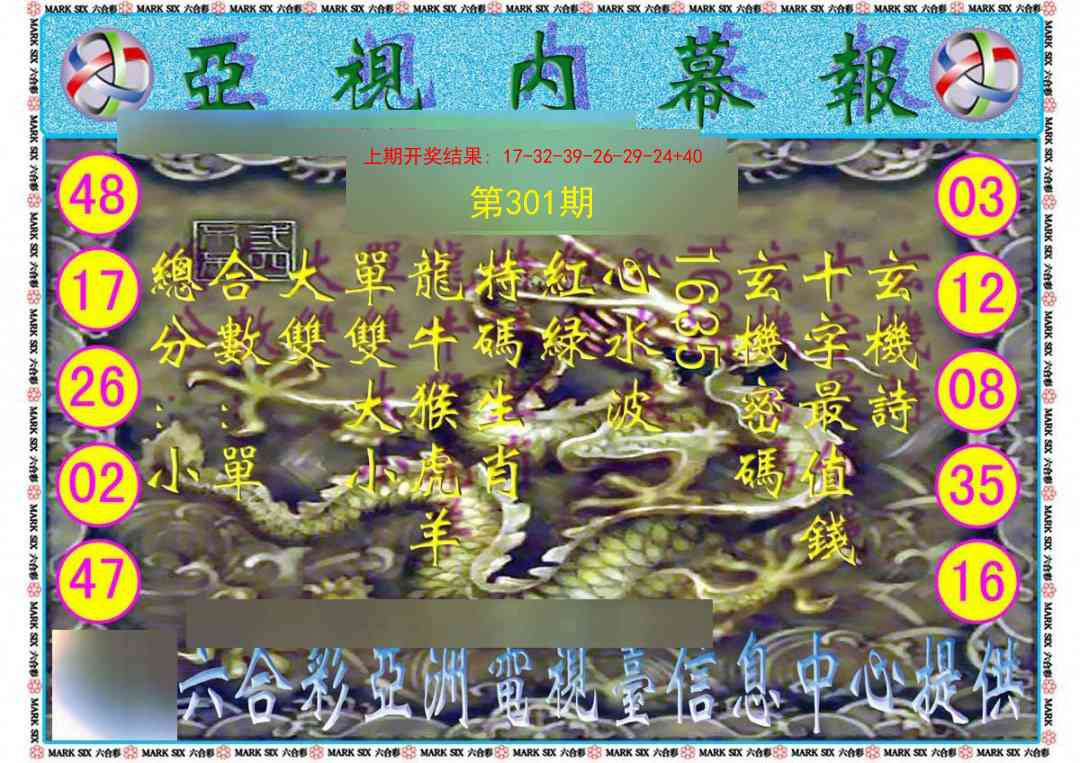 301期亚视内幕报[图]