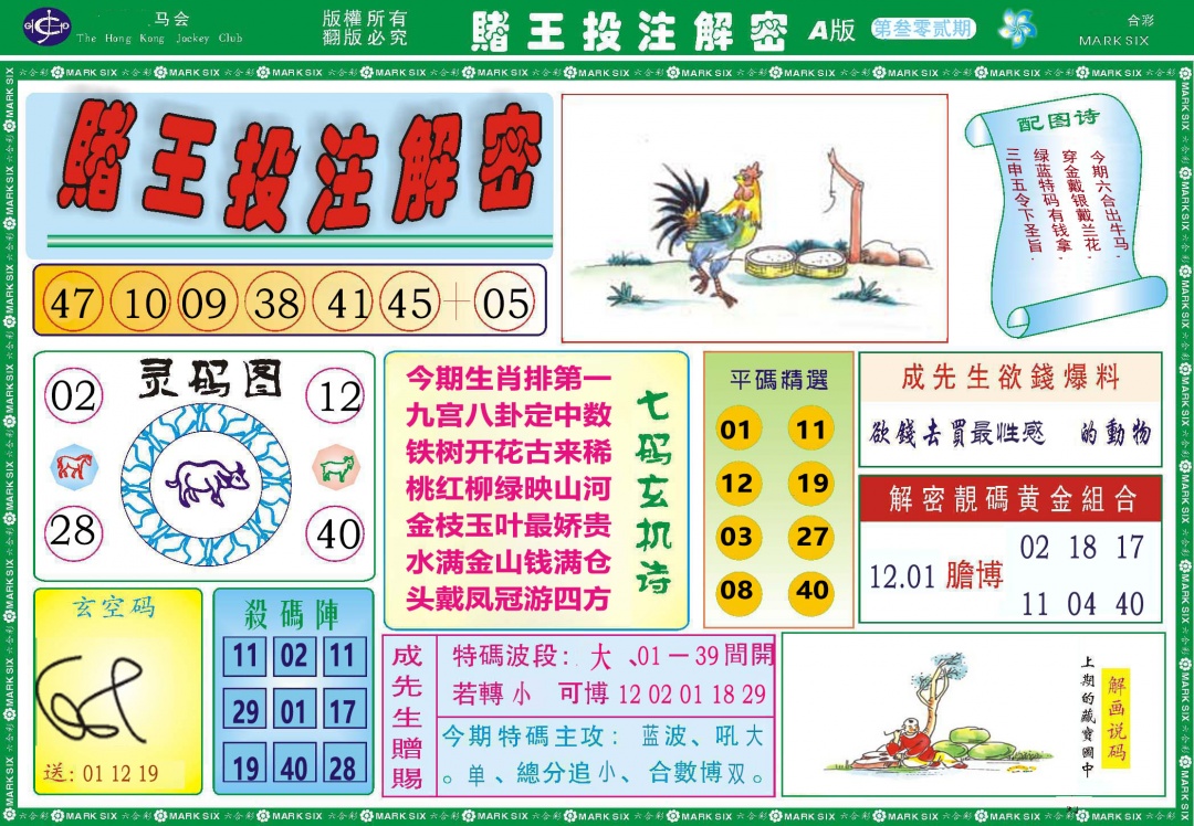 302期赌王投注解密[图]