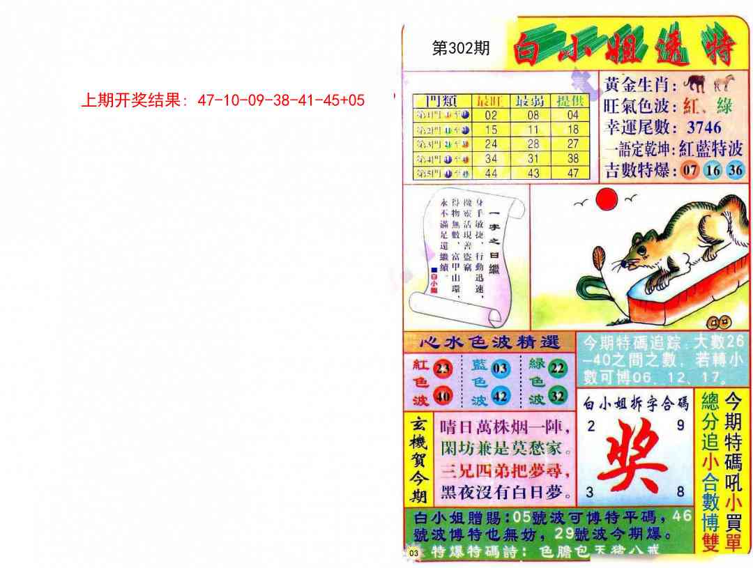 302期白小姐透特[图]