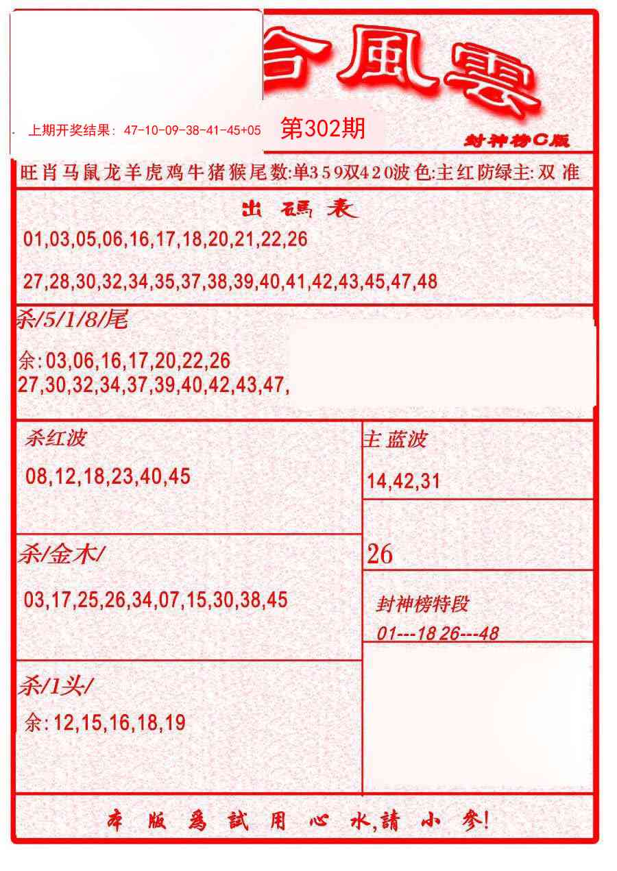 302期六合风云B[图]
