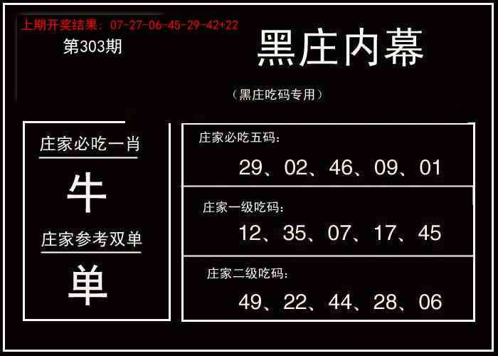 303期黑庄内幕[图]