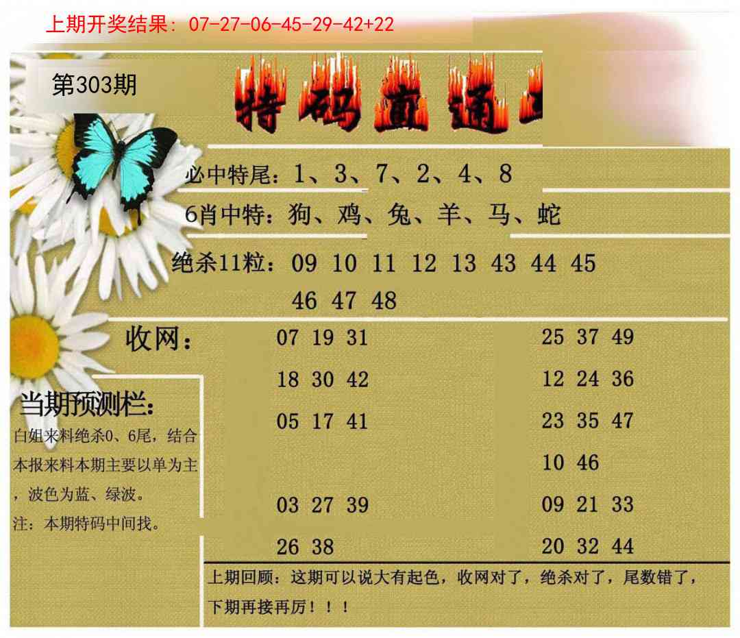 303期特码直通车[图]