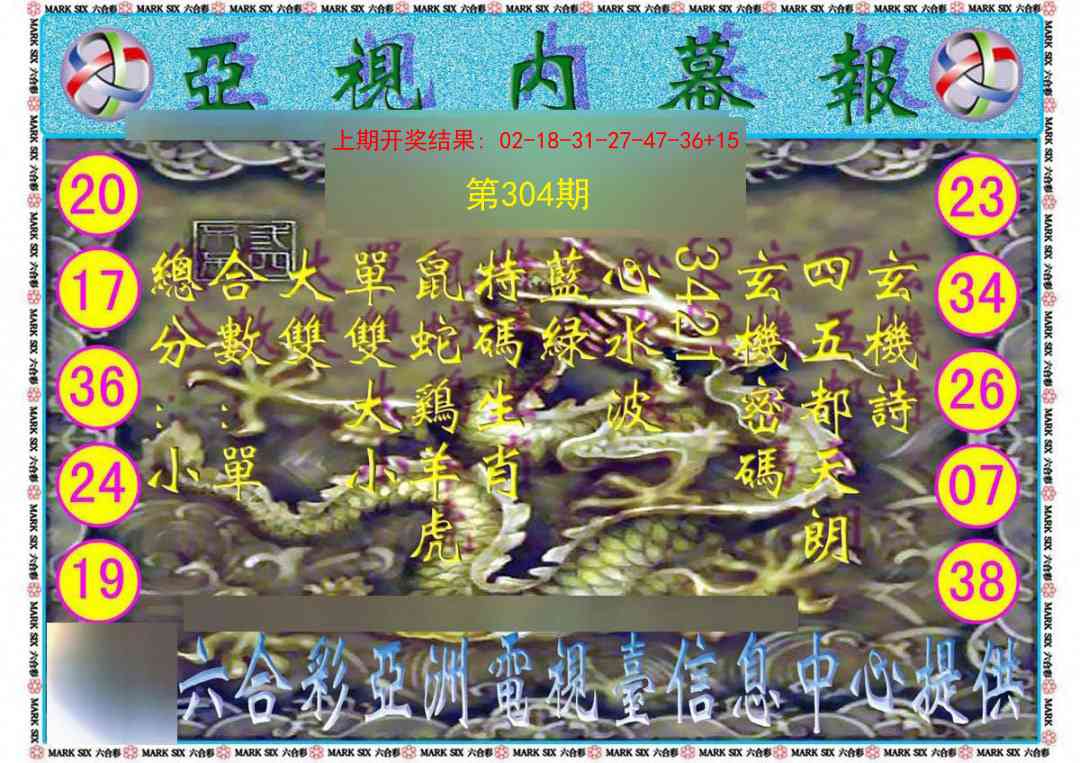 304期亚视内幕报[图]