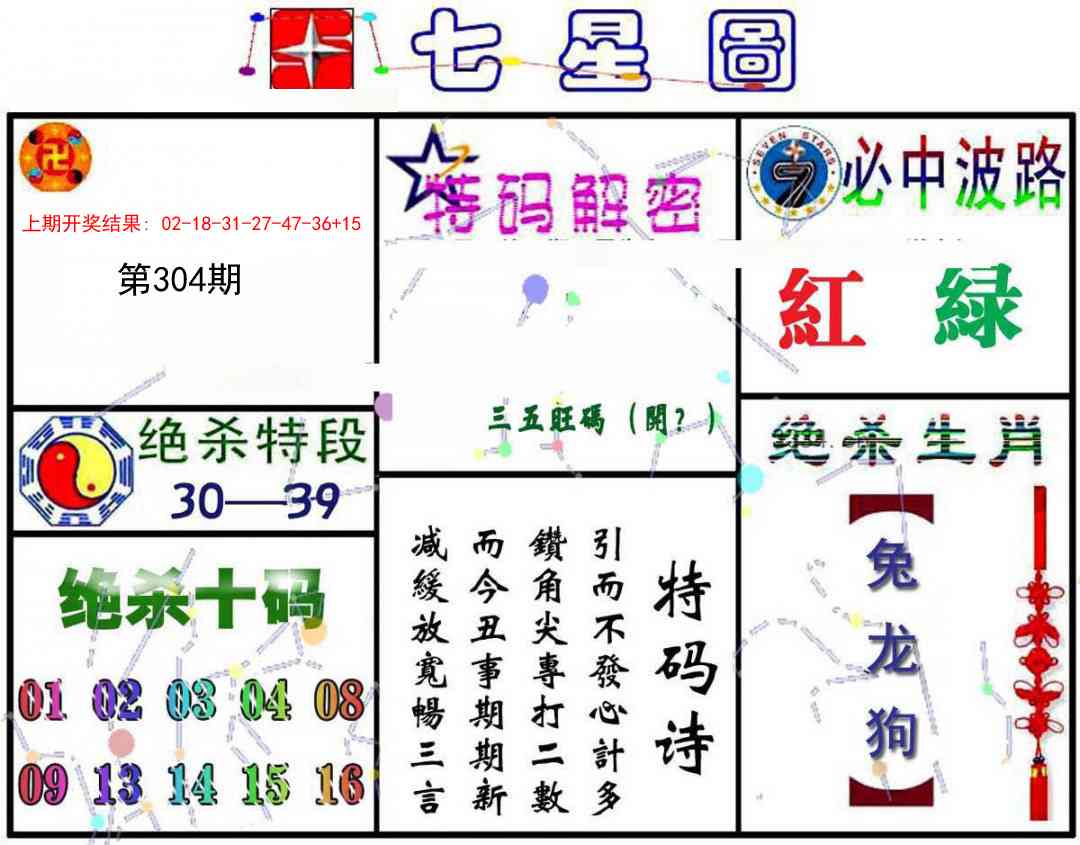 304期七星图A[图]