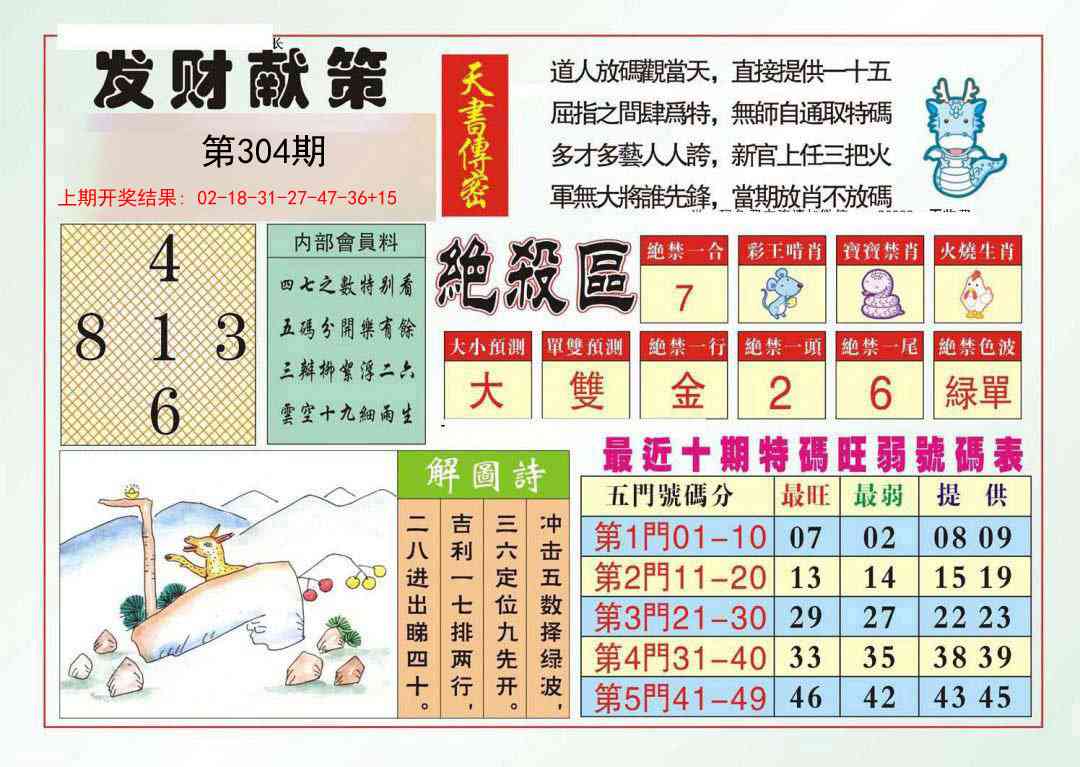 304期发财献策[图]