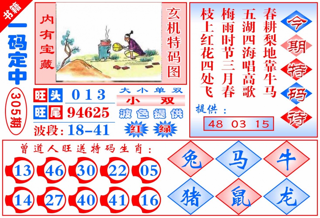 305期澳门定乾坤[图]
