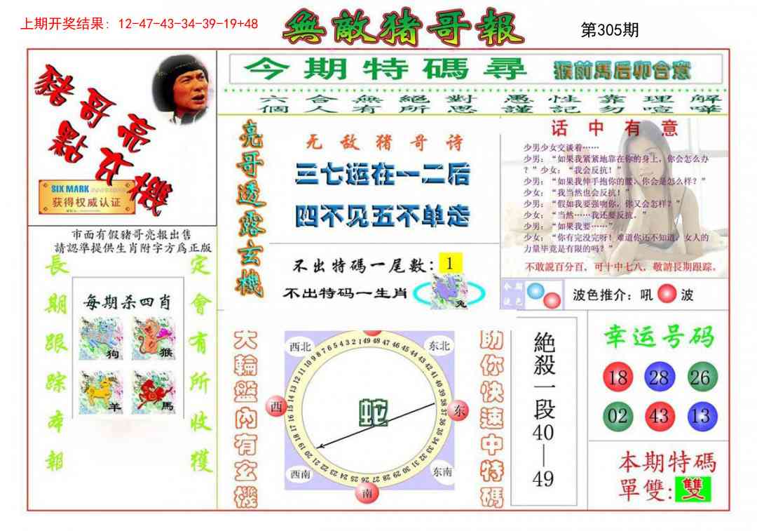 305期无敌猪哥[图]