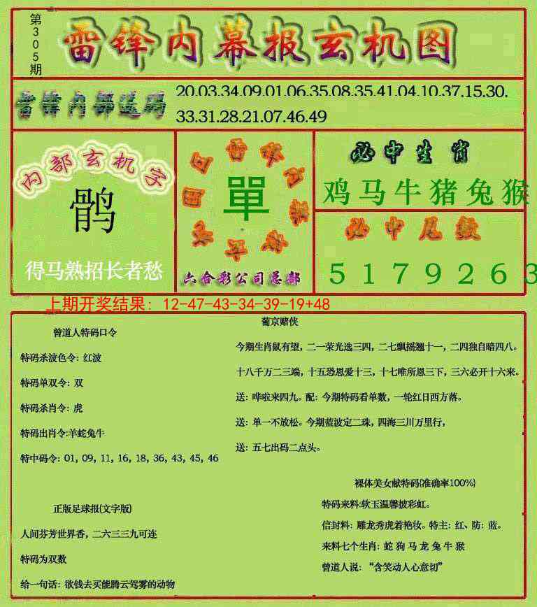 305期雷锋玄机报[图]