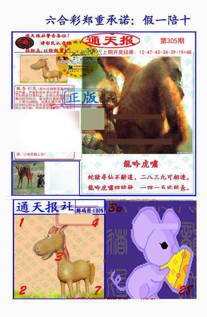 305期假一陪十通天报[图]