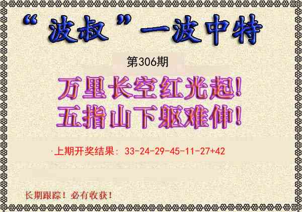 306期波叔一波中特[图]