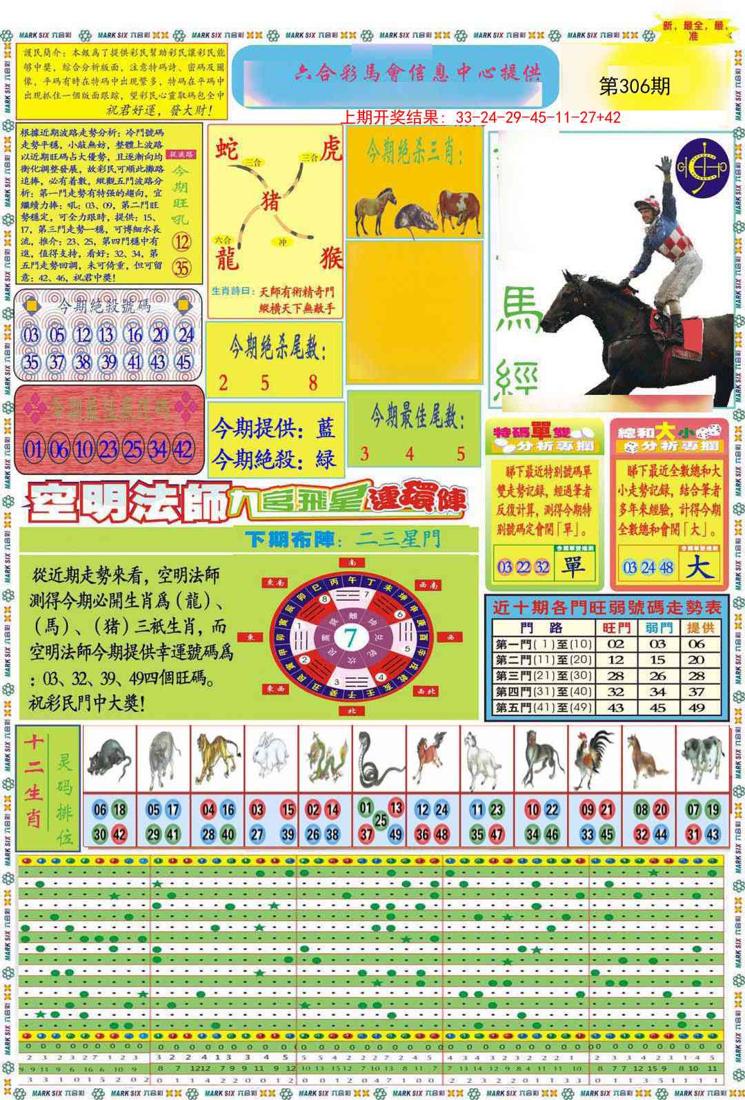 306期九龍马经A(推荐)[图]
