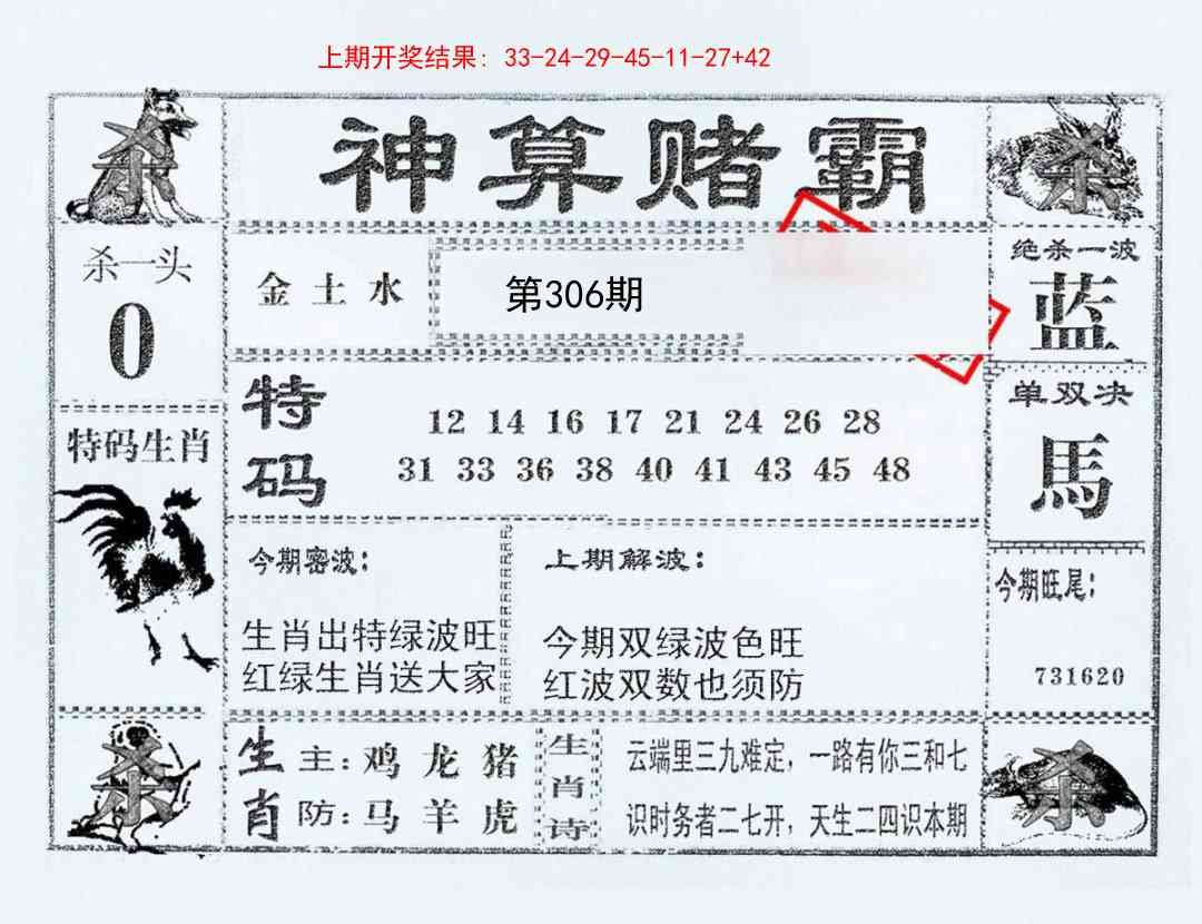 306期神算赌霸[图]