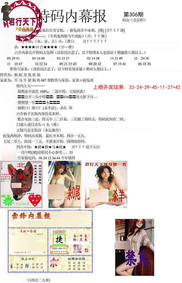 306期特码内幕报[图]