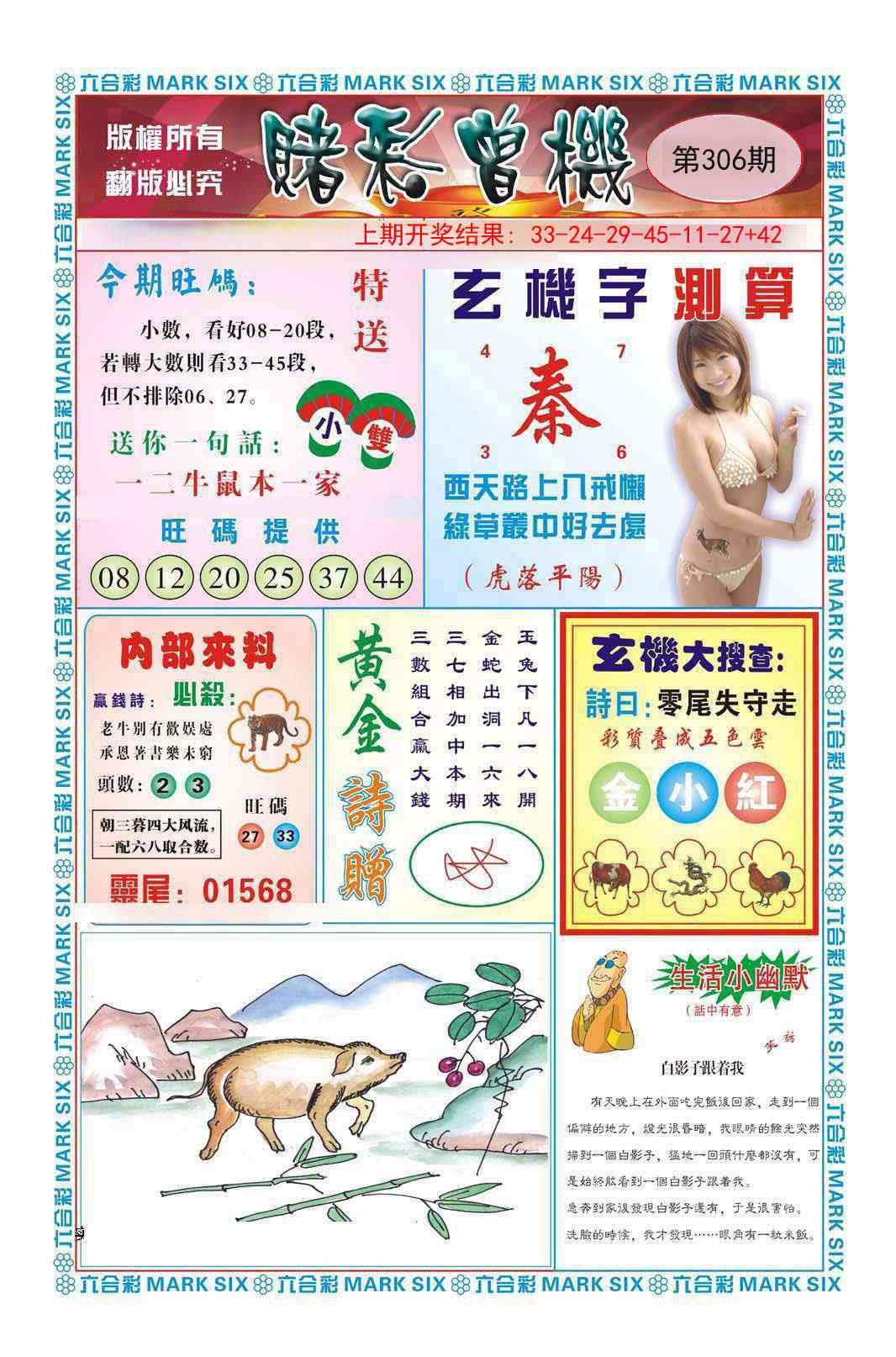 306期赌彩曾机[图]