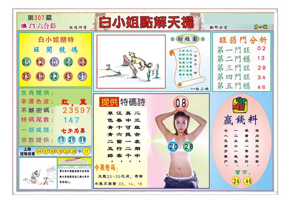 307期白小姐点解天机A[图]