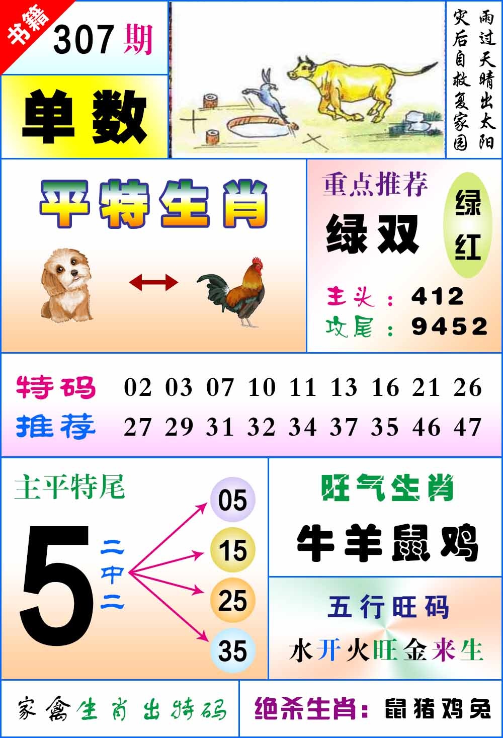 307期澳门风水平特[图]