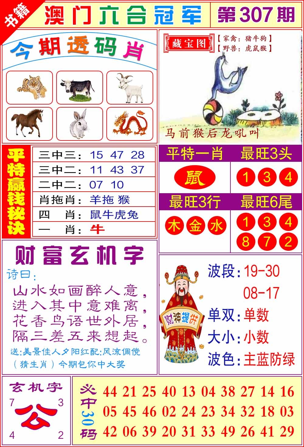 307期澳门六合冠军[图]