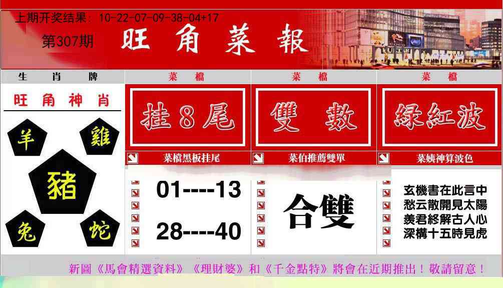 307期旺角菜报[图]