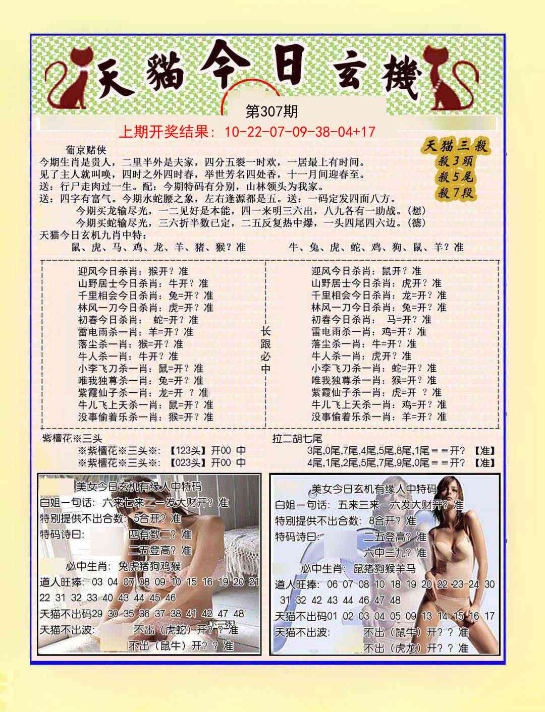 307期今日玄机图B[图]