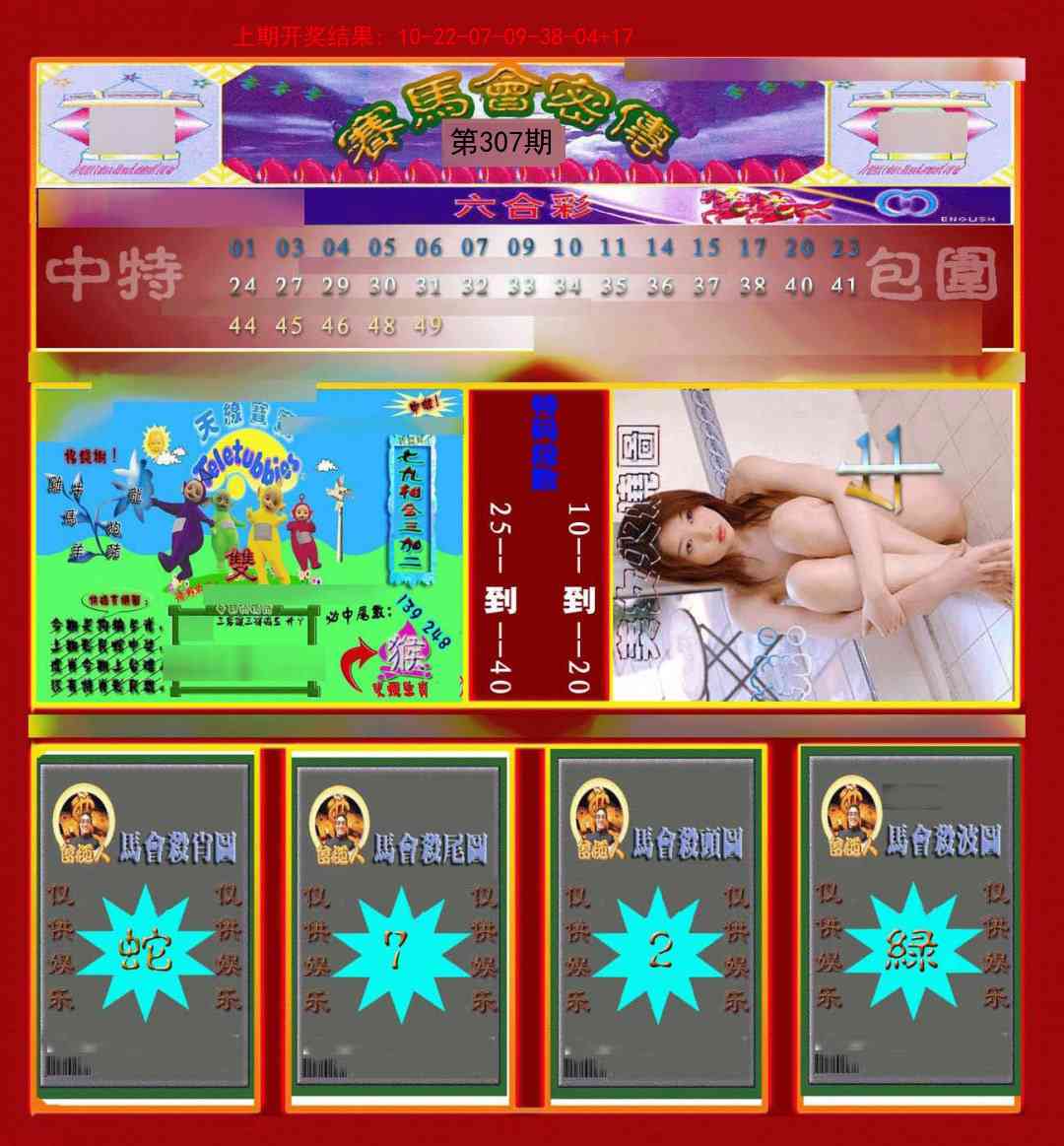 307期赛马会密传[图]