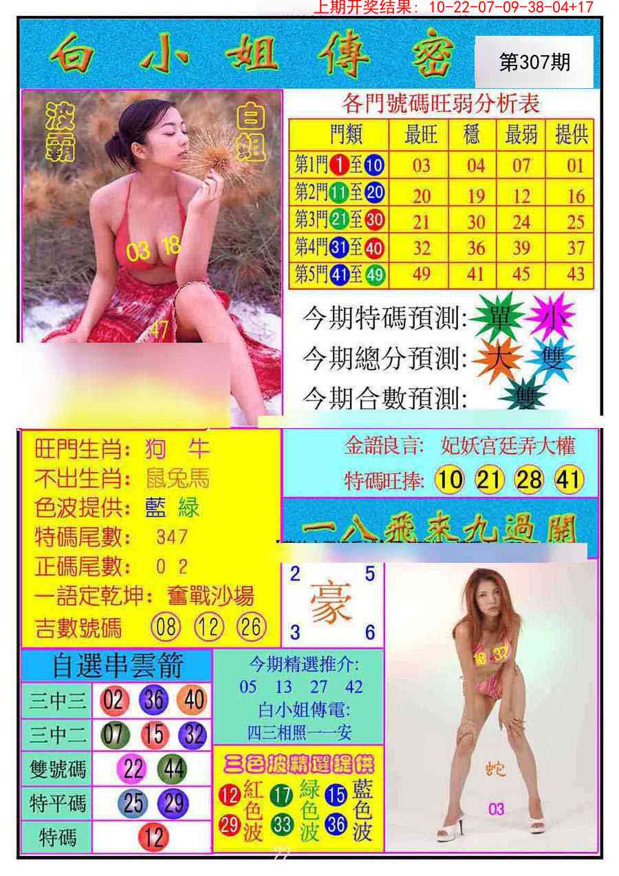 307期白小姐传密[图]