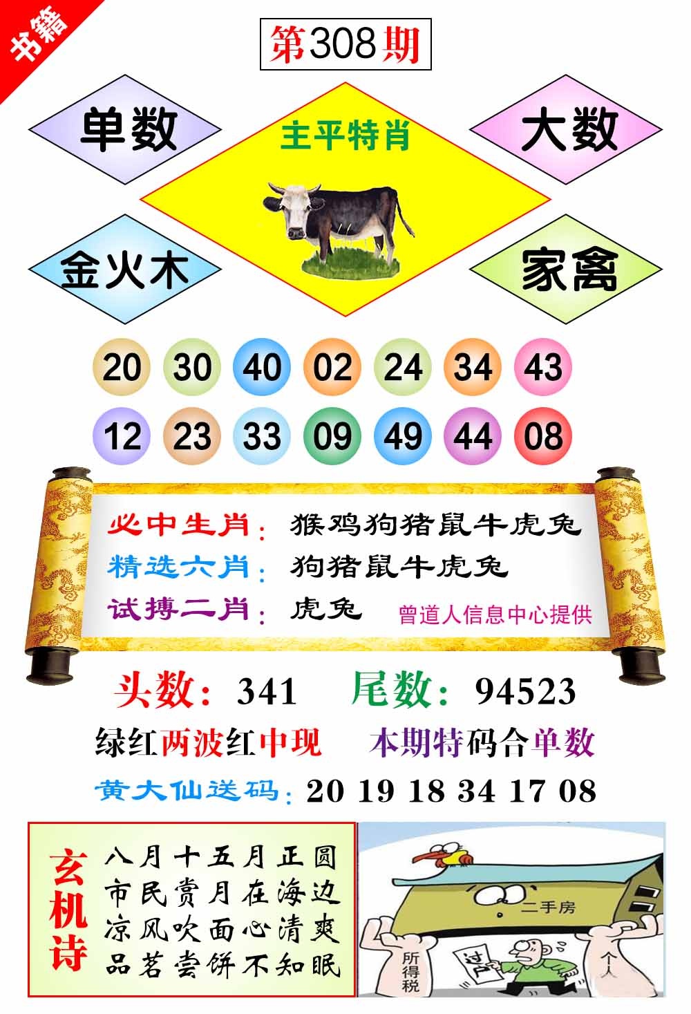 308期澳门济公十八码[图]