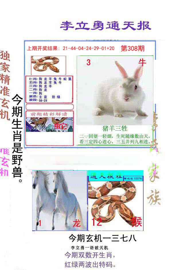 308期李立勇通天报[图]