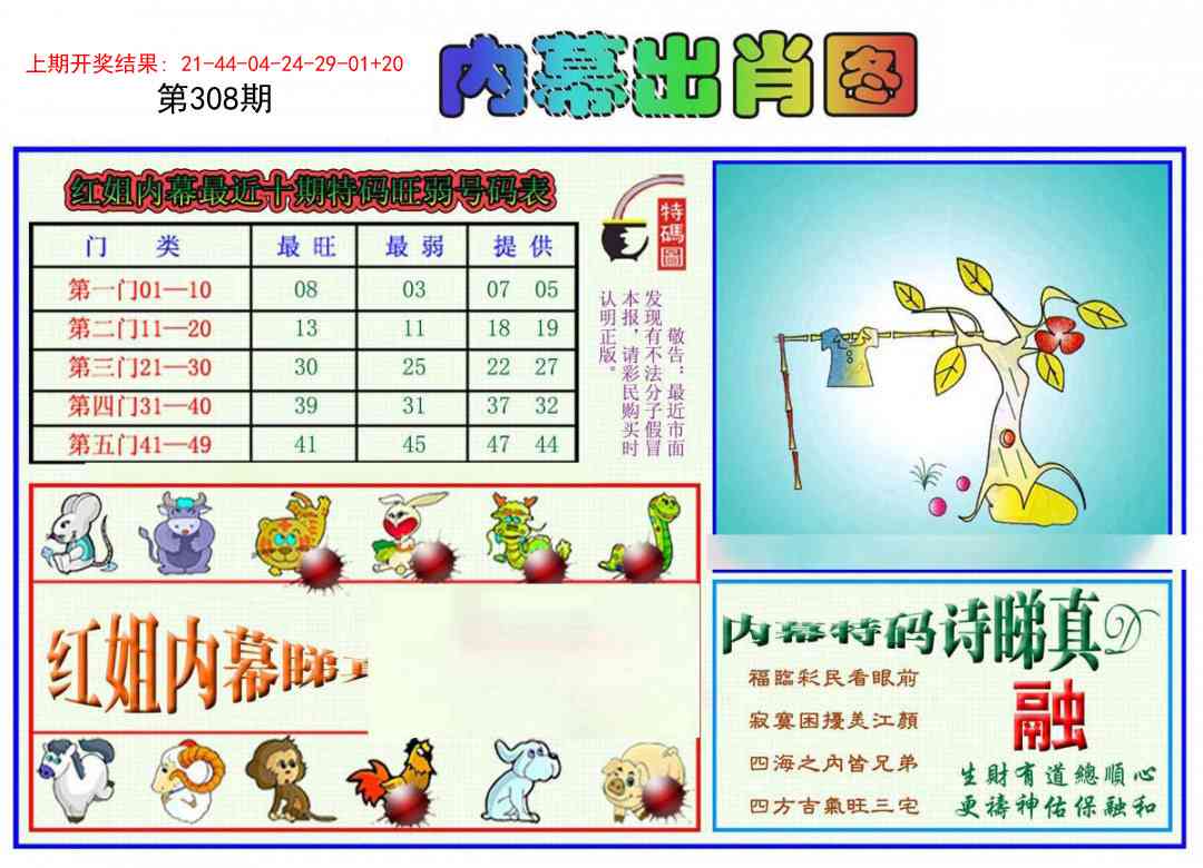 308期红姐内幕出肖[图]