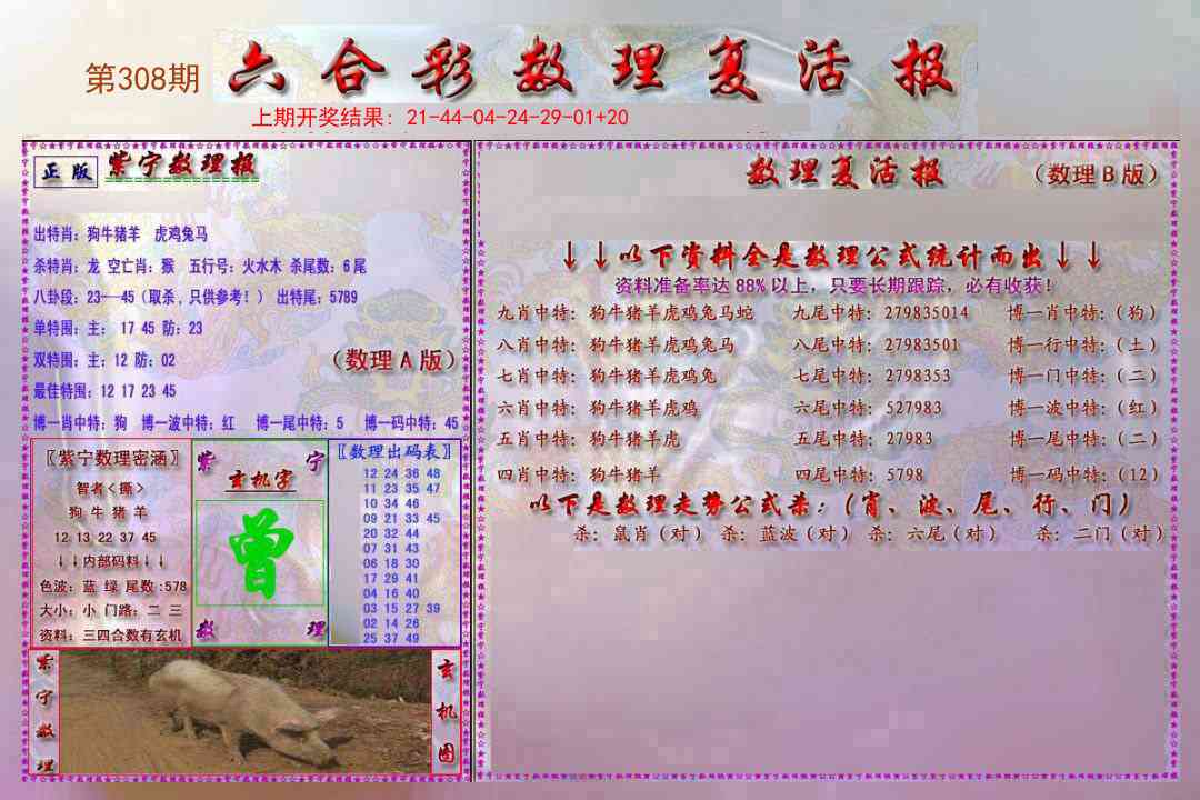 308期数理复活报[图]