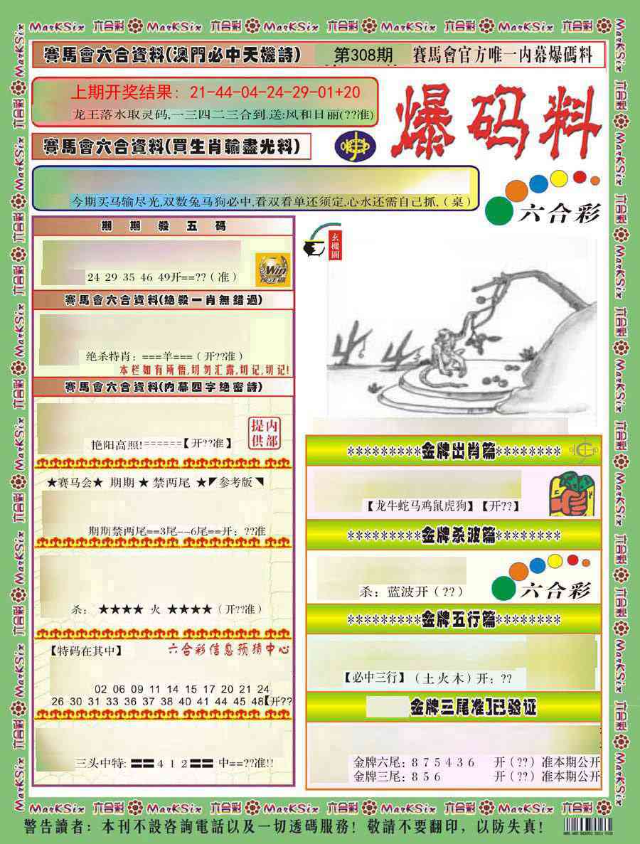 308期爆码料A)[图]